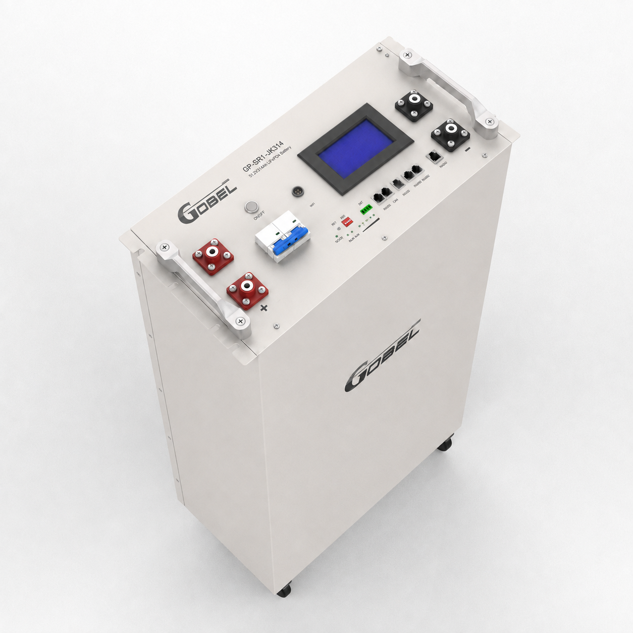 Gobel PowerFable 16 16.08kWh LiFePO4 Energy Storage System (51.2V 314Ah) - 6U Rack Mount, CAN/RS485 Compatibile con Victron, Deye & Growatt